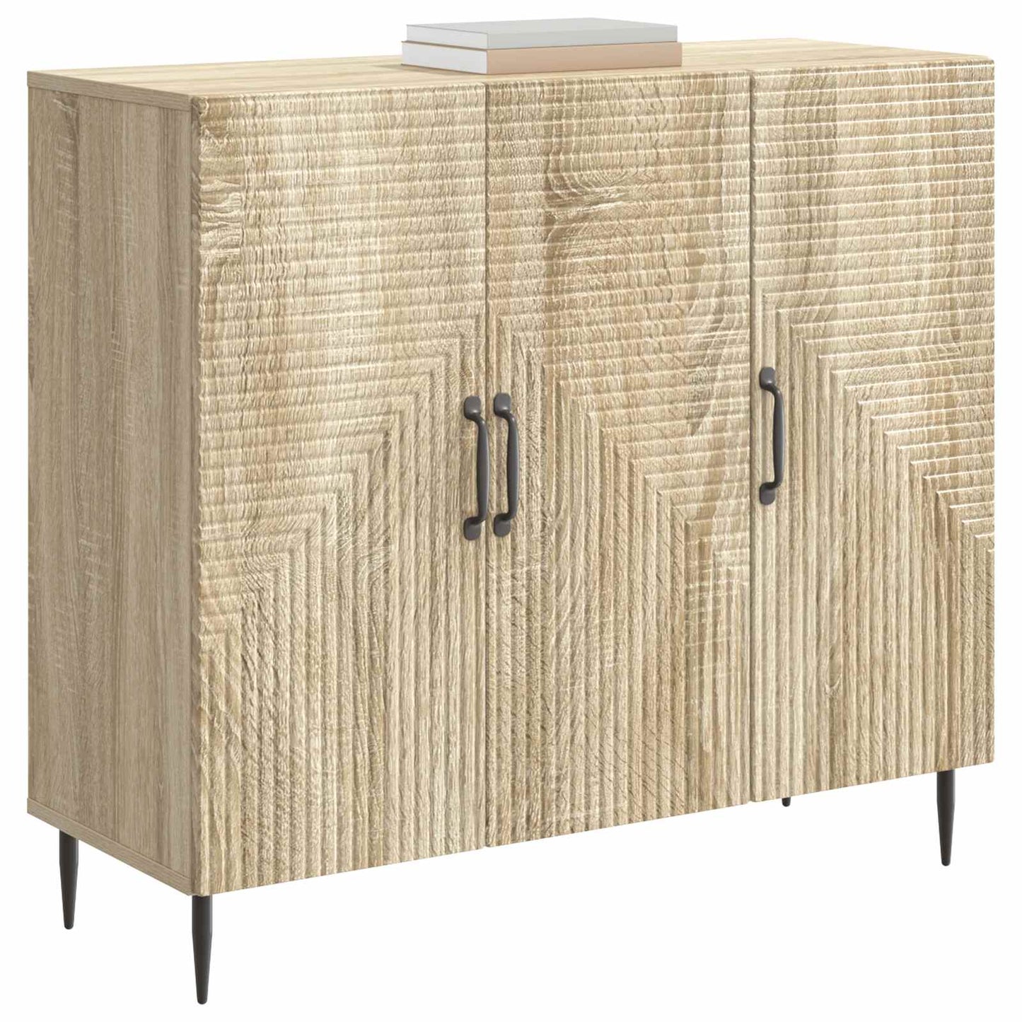 Sideboard Sonoma Oak 89 x 34.5 x 80 cm Engineered Wood