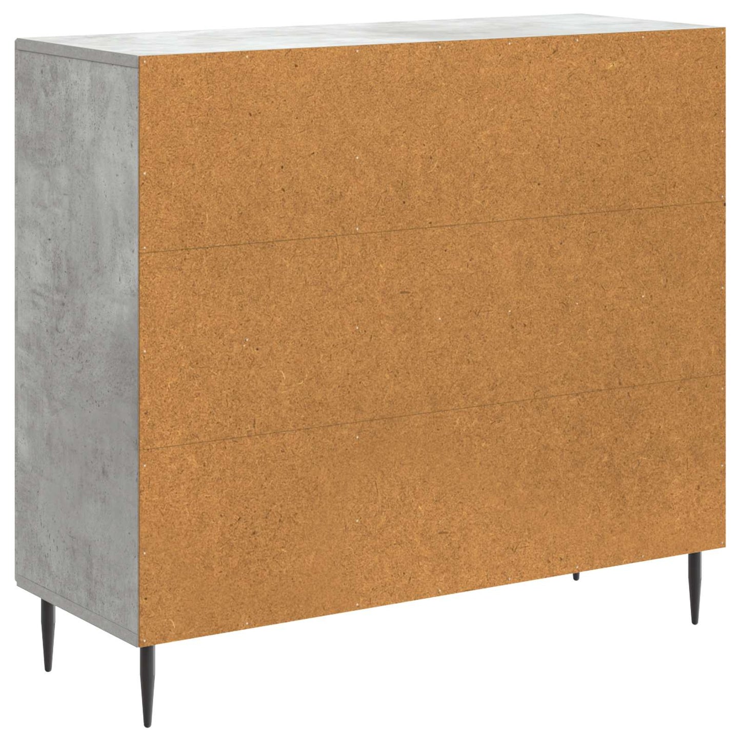 Sideboard Concrete Grey 89 x 34.5 x 80 cm Engineered Wood
