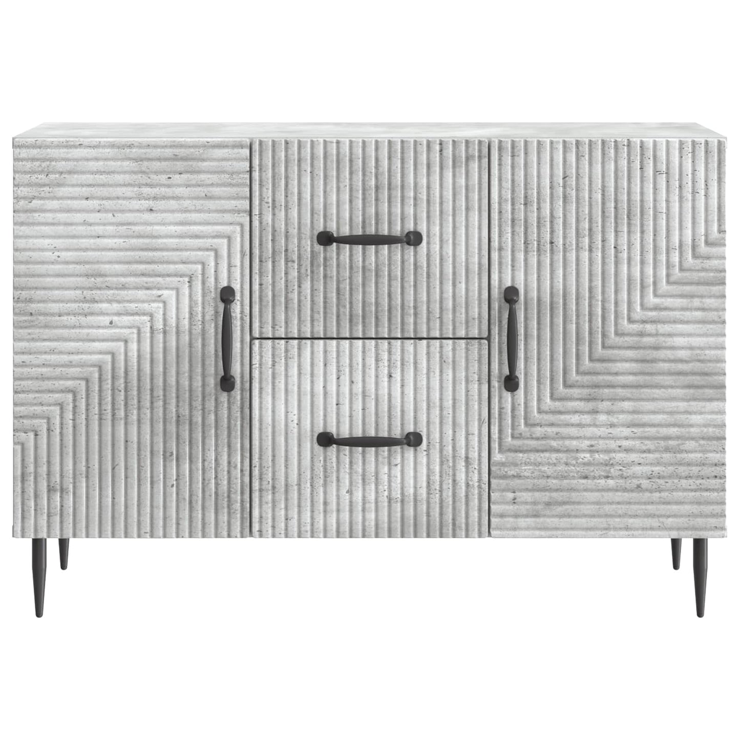 Sideboard Concrete Grey 89 x 34.5 x 60 cm Engineered Wood