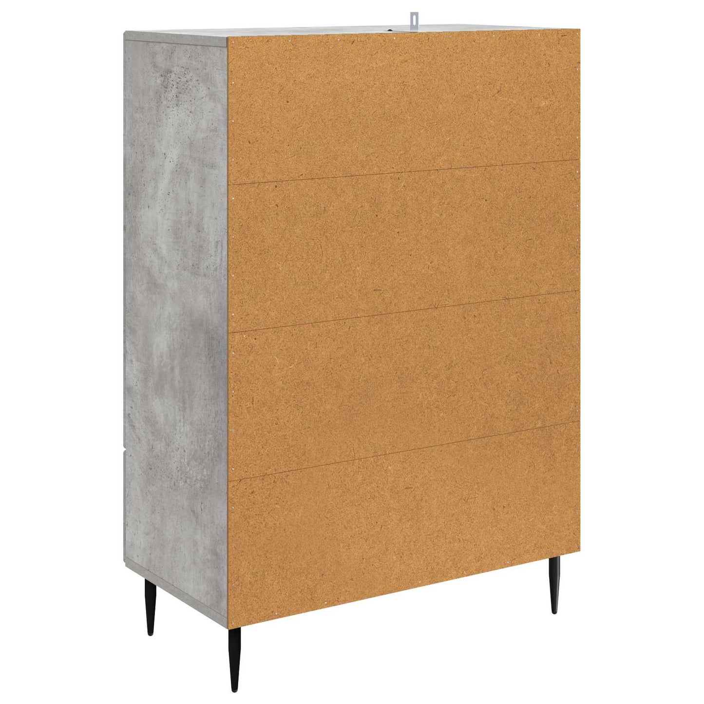 Sideboard Concrete Grey 66 x 34.5 x 95 cm Engineered Wood