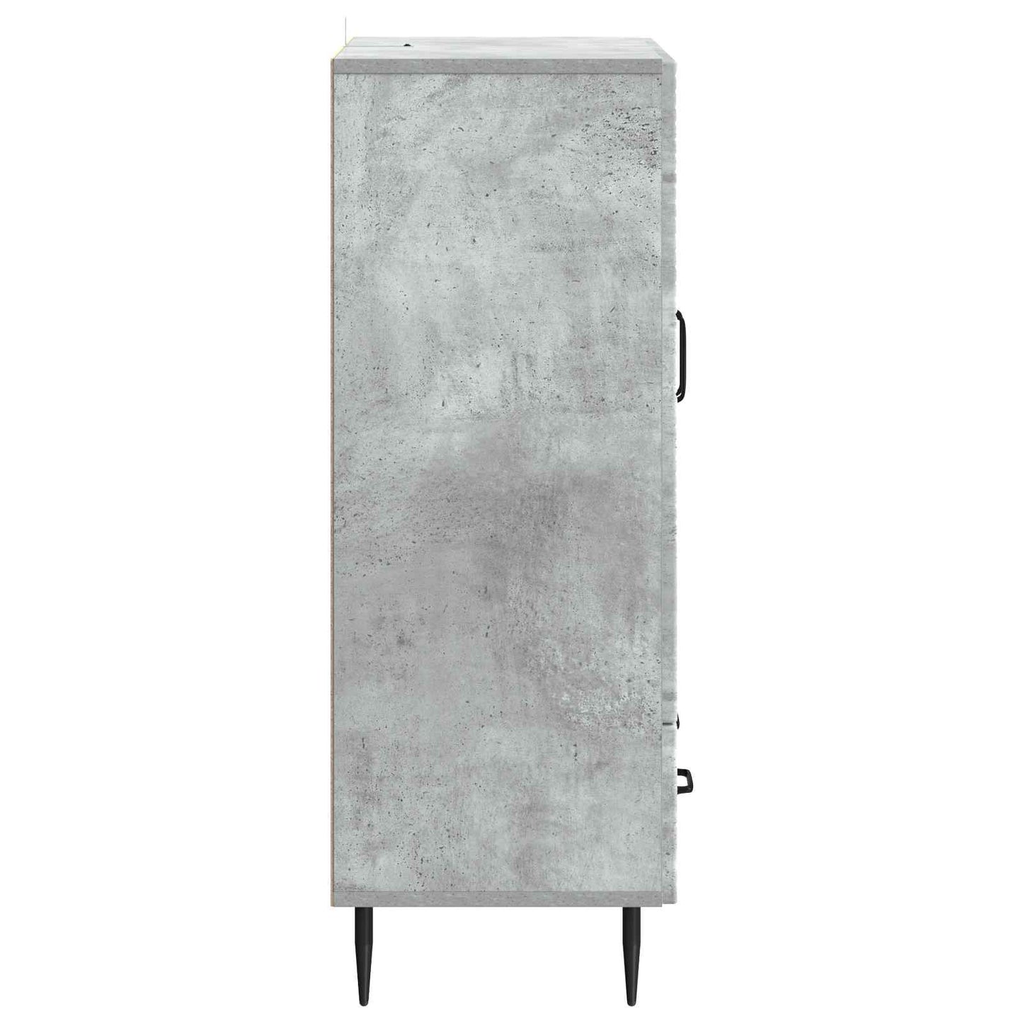 Sideboard Concrete Grey 66 x 34.5 x 95 cm Engineered Wood