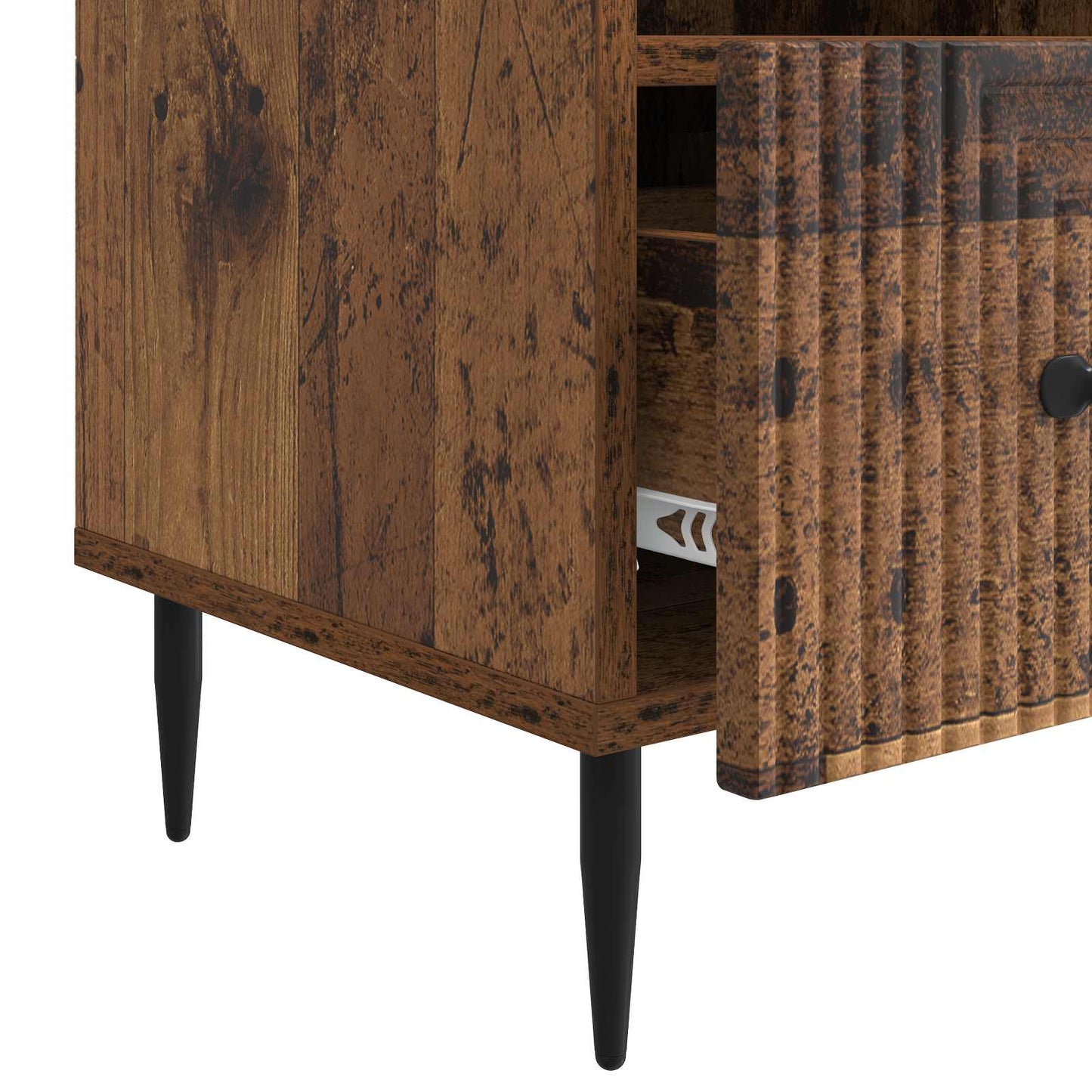 TV Cabinet Old Wood 102 x 34.5 x 50 cm Engineered Wood