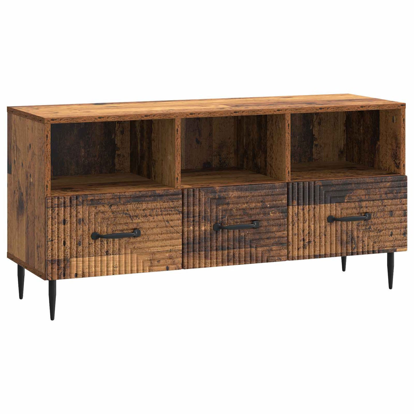 TV Cabinet Old Wood 102 x 34.5 x 50 cm Engineered Wood