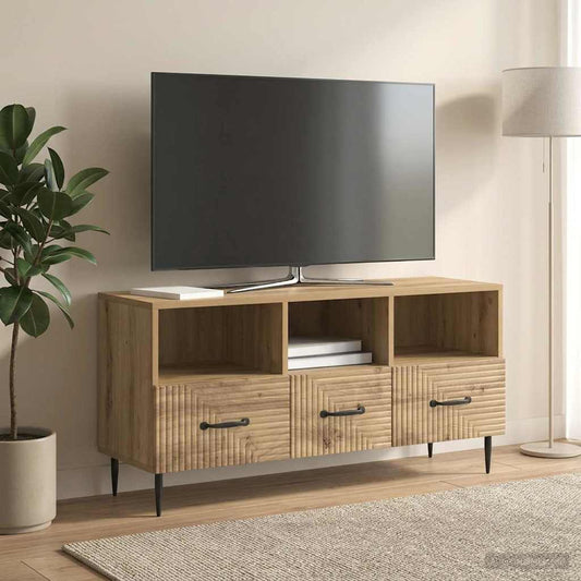 TV Cabinet 102 x 34.5 x 50 cm Artisan Oak Engineered Wood