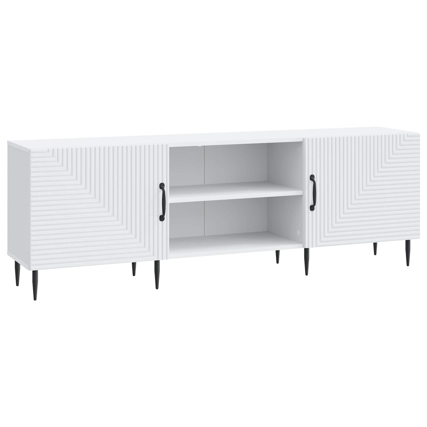 TV Cabinet White 150 x 31 x 50 cm Engineered Wood