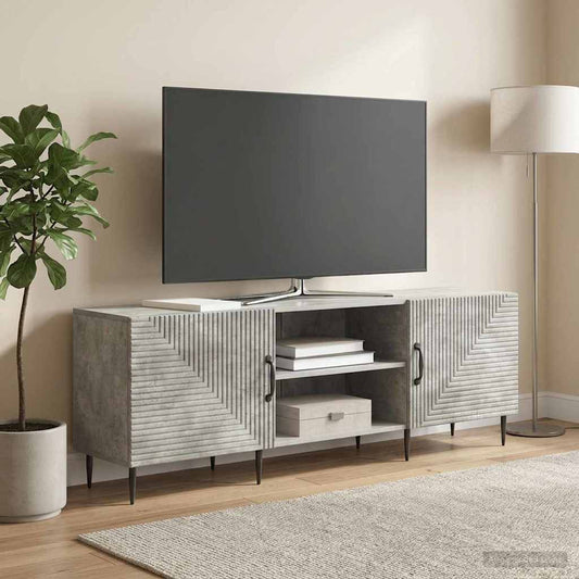 TV Cabinet 150 x 31 x 50 cm Concrete Grey Engineered Wood