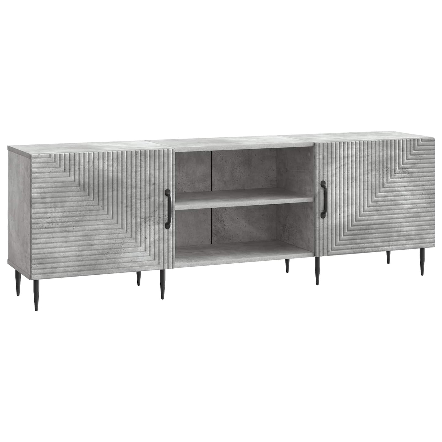 TV Cabinet Concrete Grey 150 x 31 x 50 cm Engineered Wood