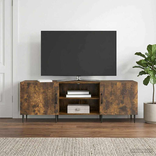 TV Cabinet 150 x 31 x 50 cm Smoked Oak Engineered Wood