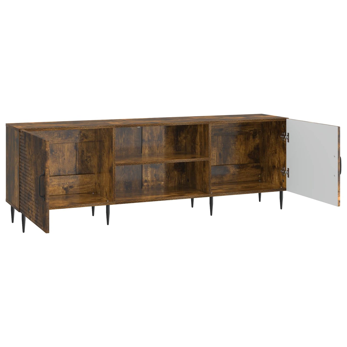 TV Cabinet Smoked Oak 150 x 31 x 50 cm Engineered Wood