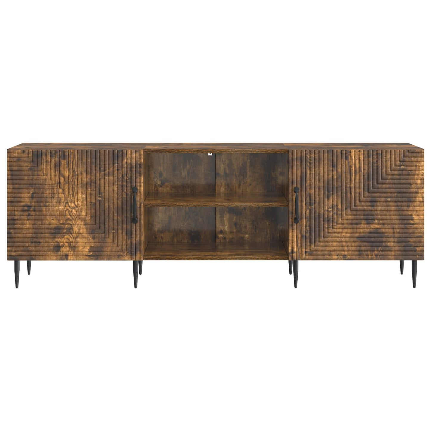 TV Cabinet Smoked Oak 150 x 31 x 50 cm Engineered Wood