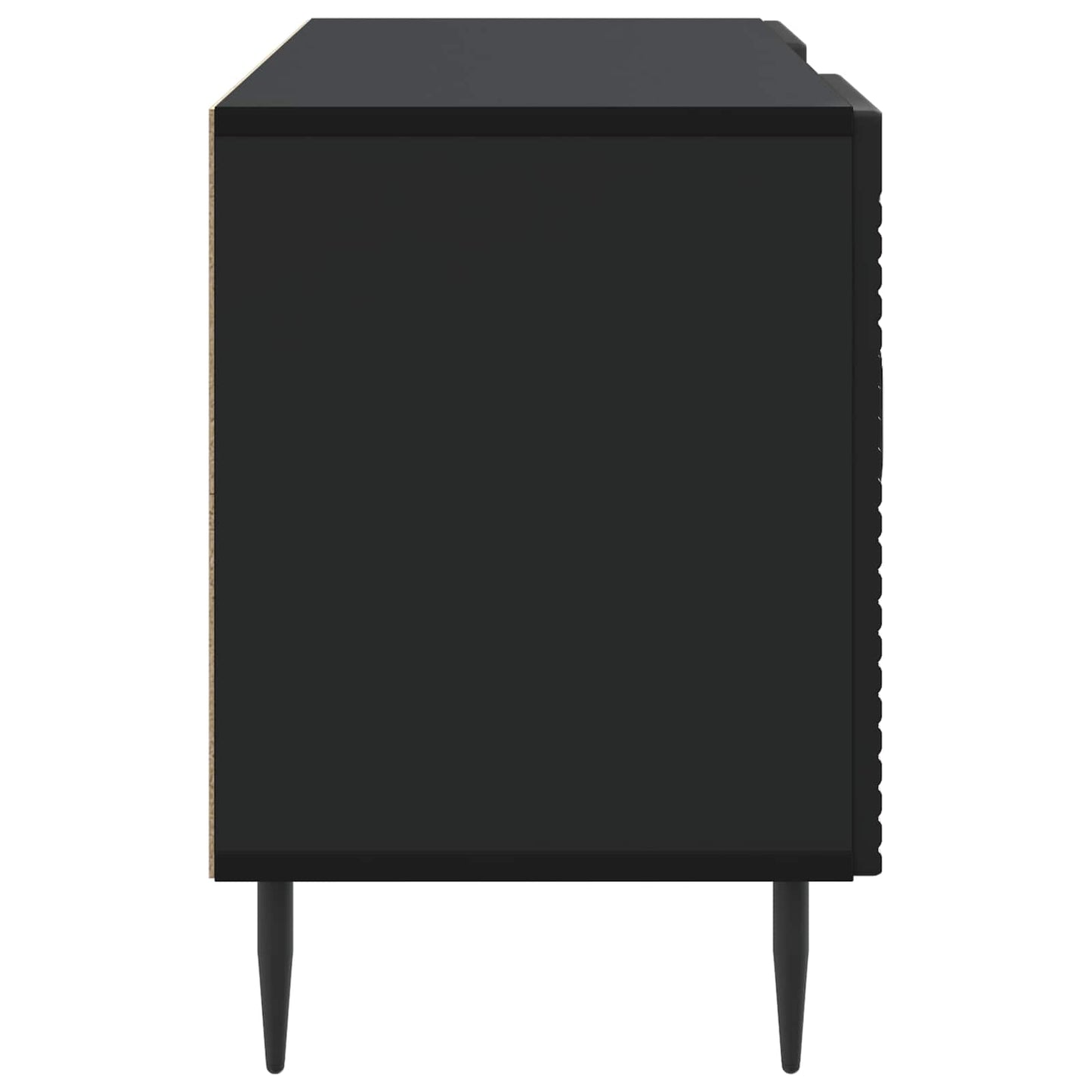 TV Cabinet Black 102 x 34.5 x 50 cm Engineered Wood