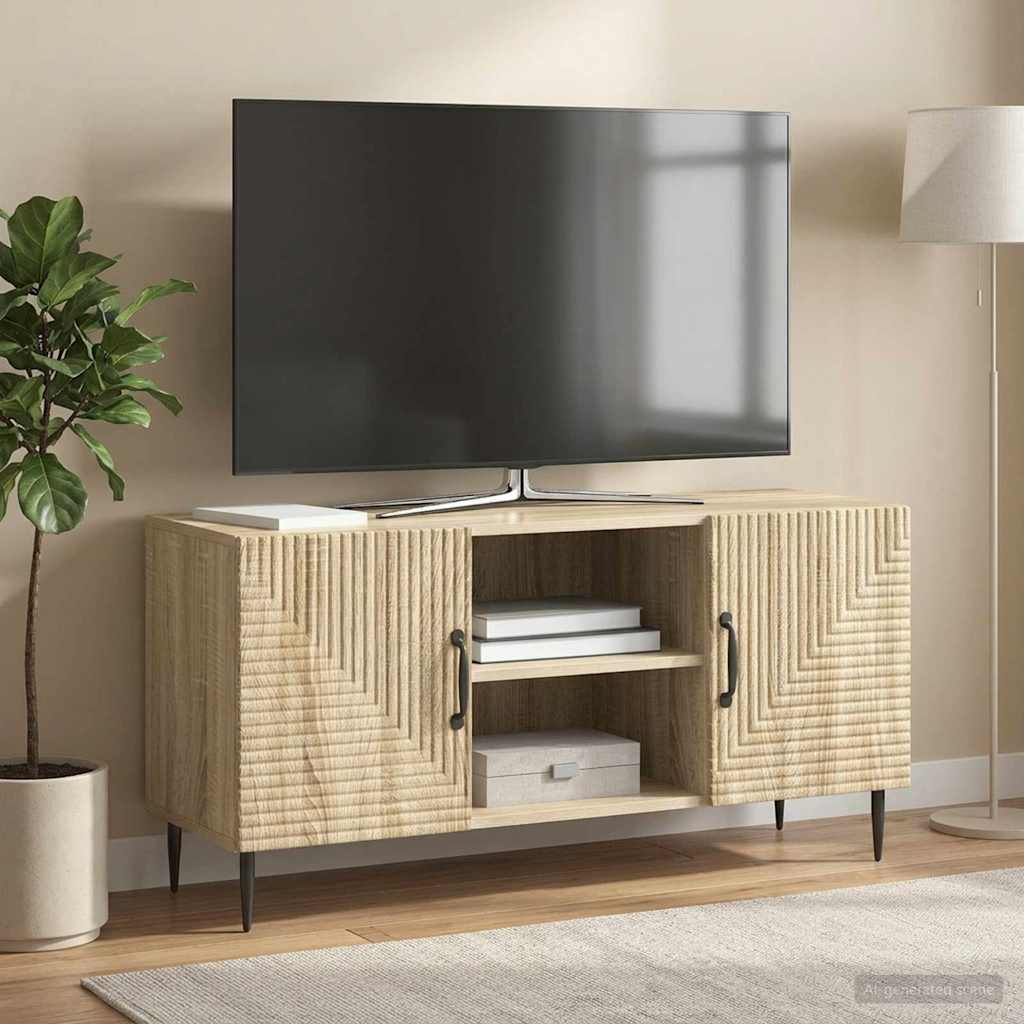 TV Cabinet Sonoma Oak 102 x 34.5 x 50 cm Engineered Wood