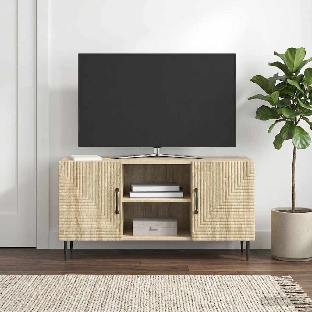 TV Cabinet Sonoma Oak 102 x 34.5 x 50 cm Engineered Wood