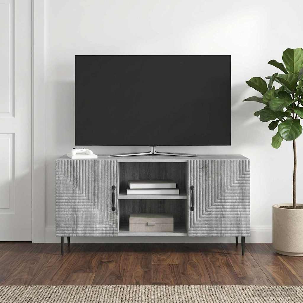 TV Cabinet Grey Sonoma 102 x 34.5 x 50 cm Engineered Wood
