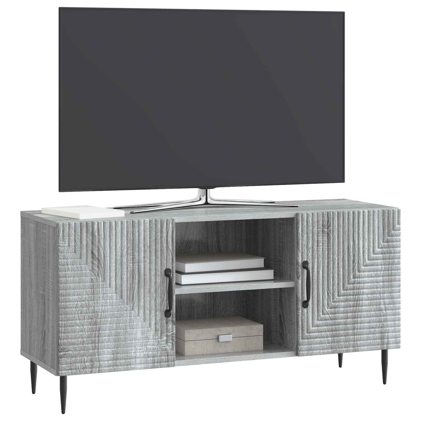 TV Cabinet Grey Sonoma 102 x 34.5 x 50 cm Engineered Wood