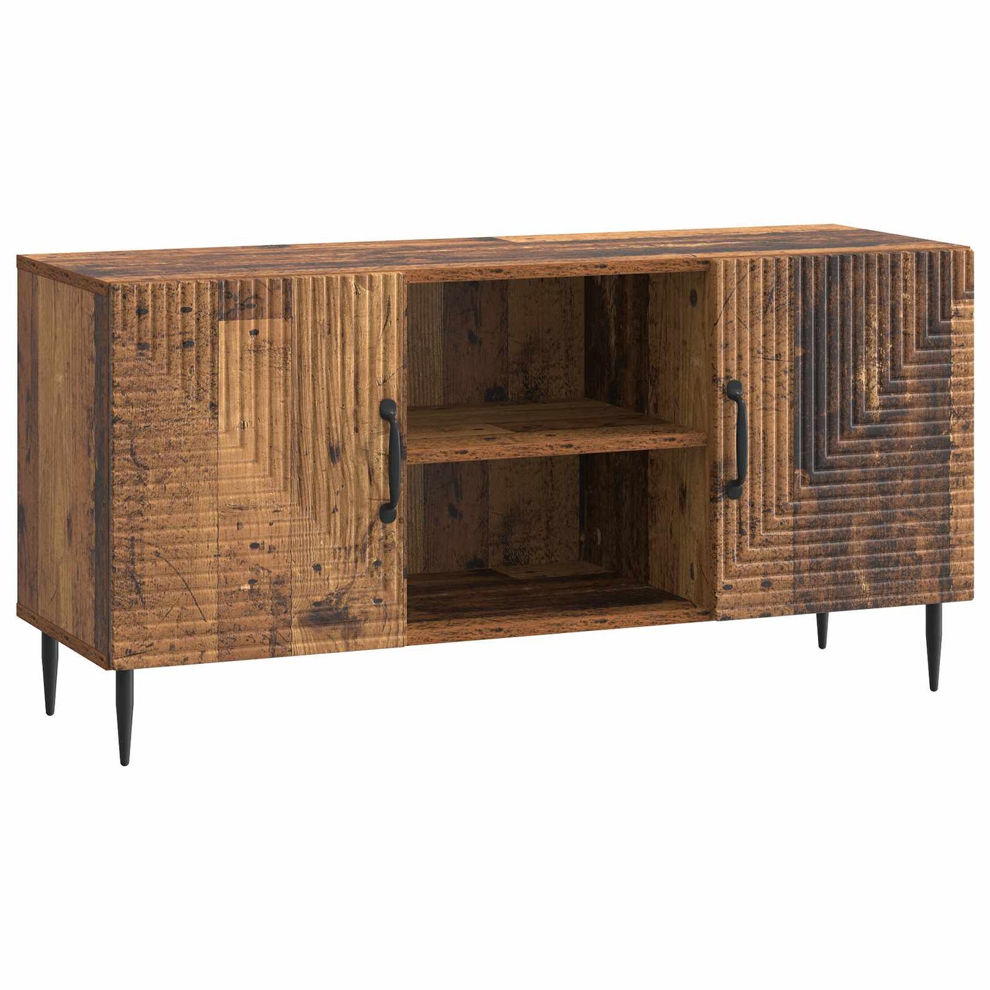 TV Cabinet Old Wood 102 x 34.5 x 50 cm Engineered Wood