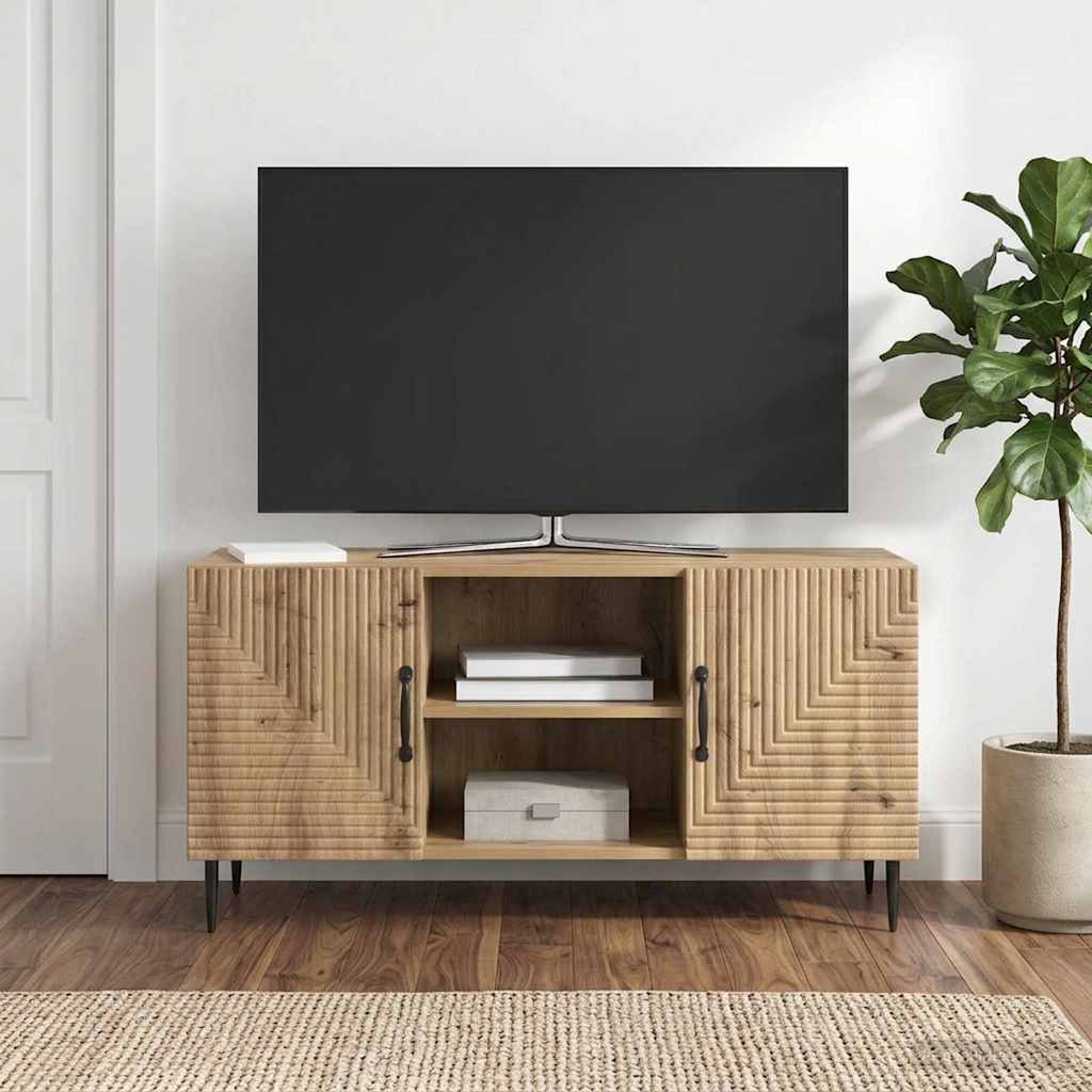 TV Cabinet 102 x 34.5 x 50 cm Artisan Oak Engineered Wood