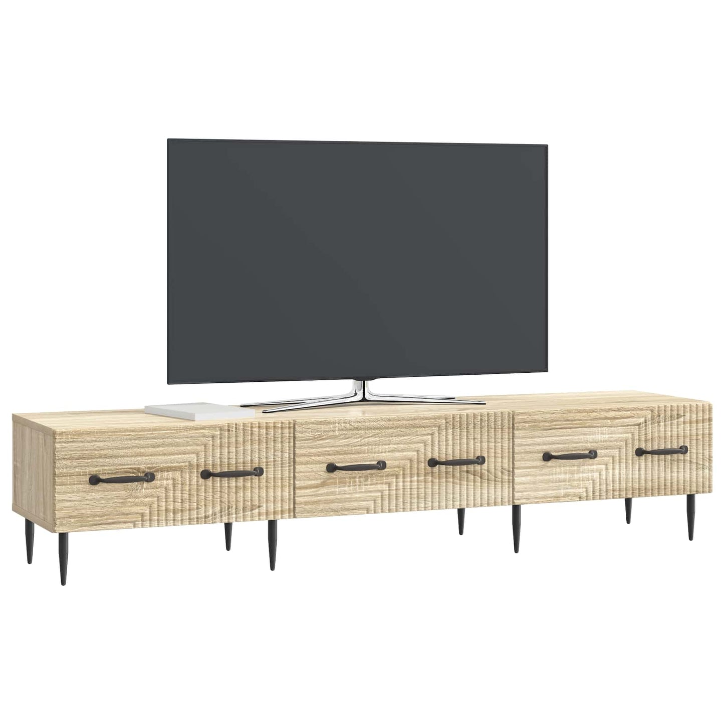 TV Cabinet Sonoma Oak 147 x 34.5 x 30 cm Engineered Wood