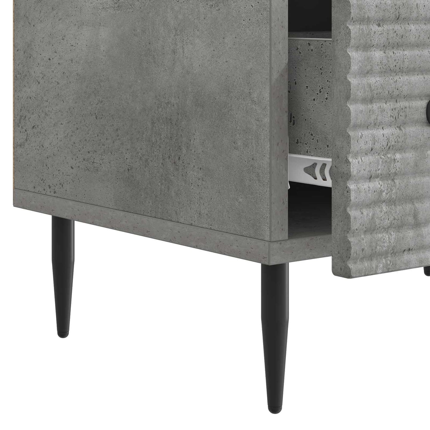 TV Cabinet Concrete Grey 147 x 34.5 x 30 cm Engineered Wood