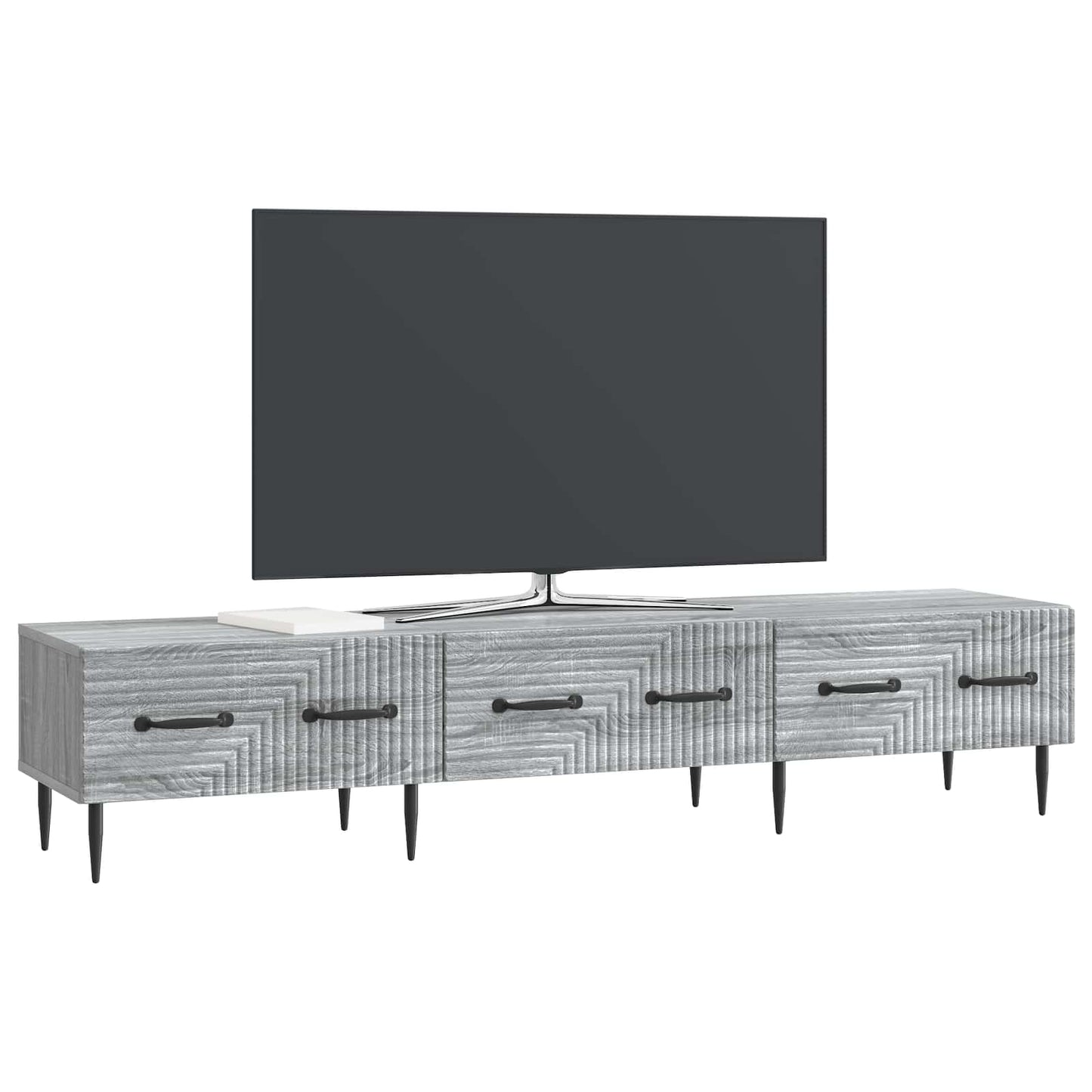 TV Cabinet Grey Sonoma 147 x 34.5 x 30 cm Engineered Wood
