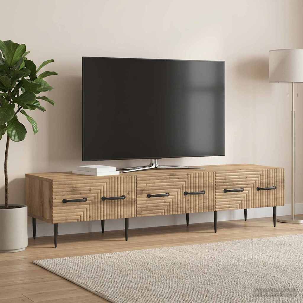 TV Cabinet Artisan Oak 147 x 34.5 x 30 cm Engineered Wood
