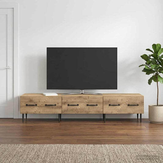 TV Cabinet 147 x 34.5 x 30 cm Artisan Oak Engineered Wood