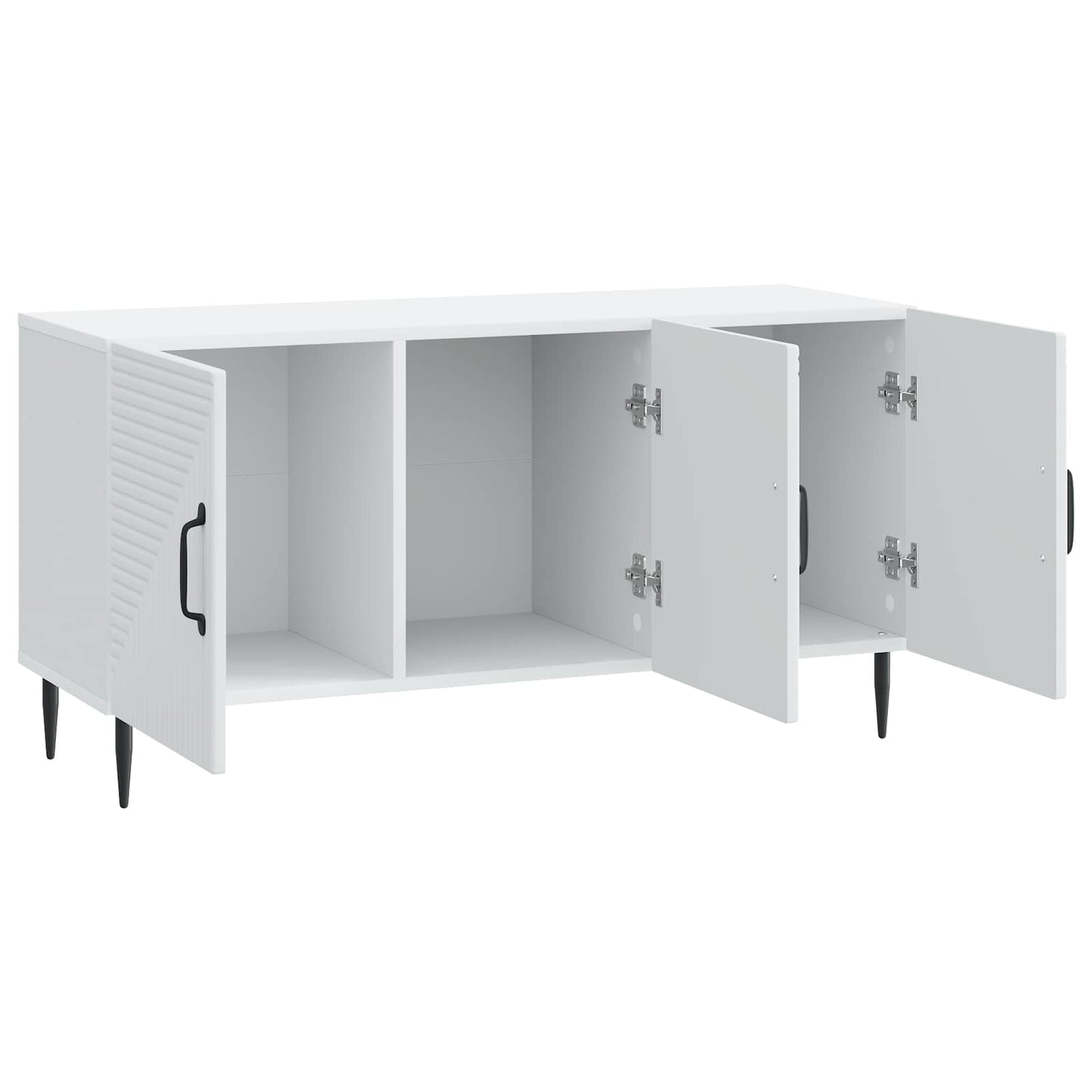 TV Cabinet White 99 x 34.5 x 50 cm Engineered Wood