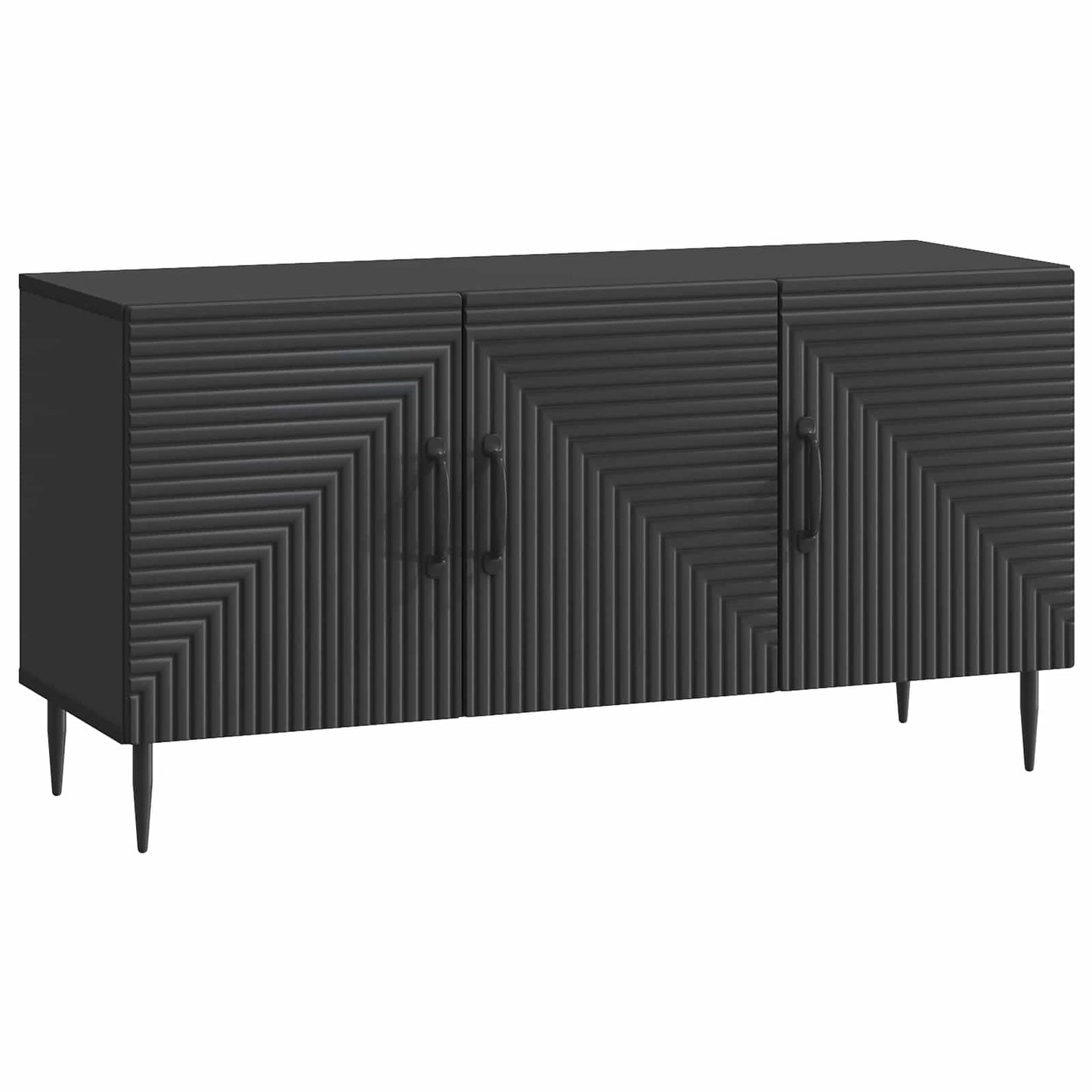 TV Cabinet Black 99 x 34.5 x 50 cm Engineered Wood