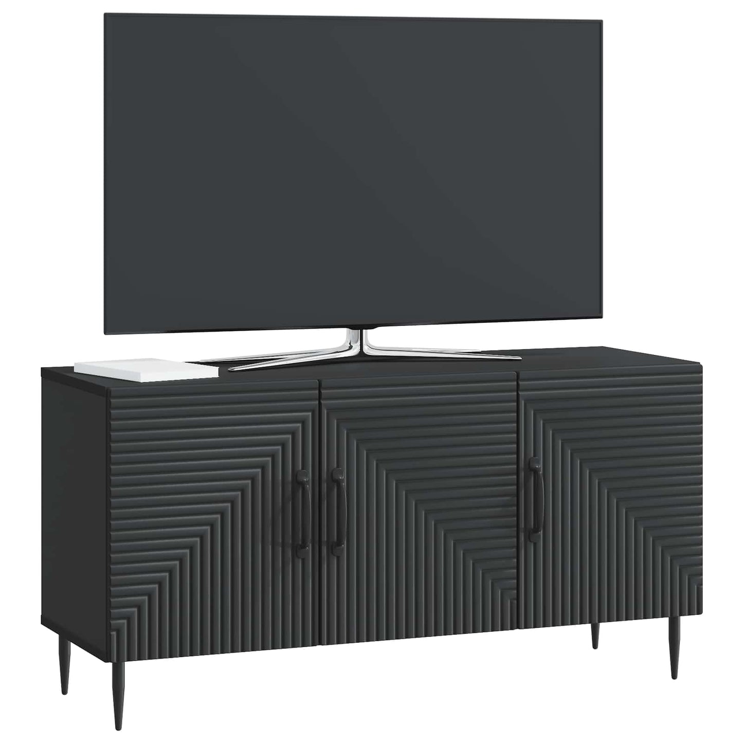TV Cabinet Black 99 x 34.5 x 50 cm Engineered Wood