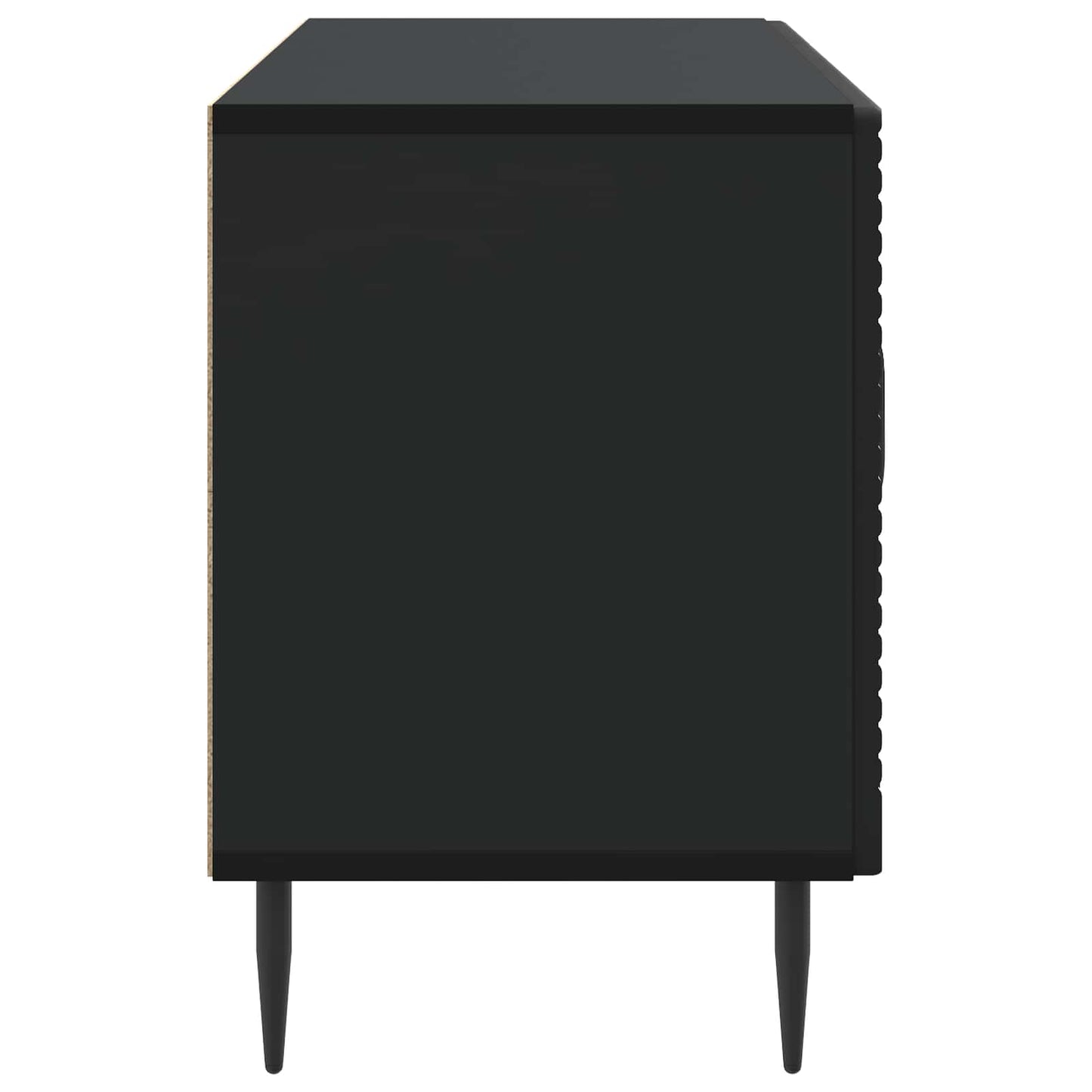 TV Cabinet Black 99 x 34.5 x 50 cm Engineered Wood