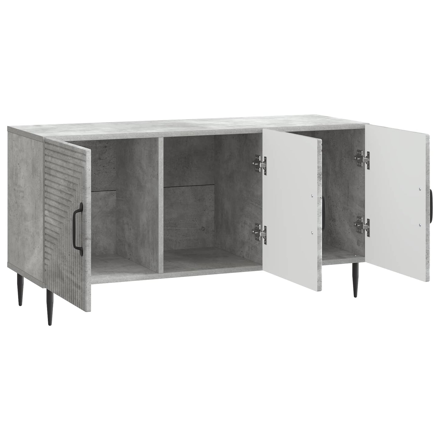 TV Cabinet Concrete Grey 99 x 34.5 x 50 cm Engineered Wood