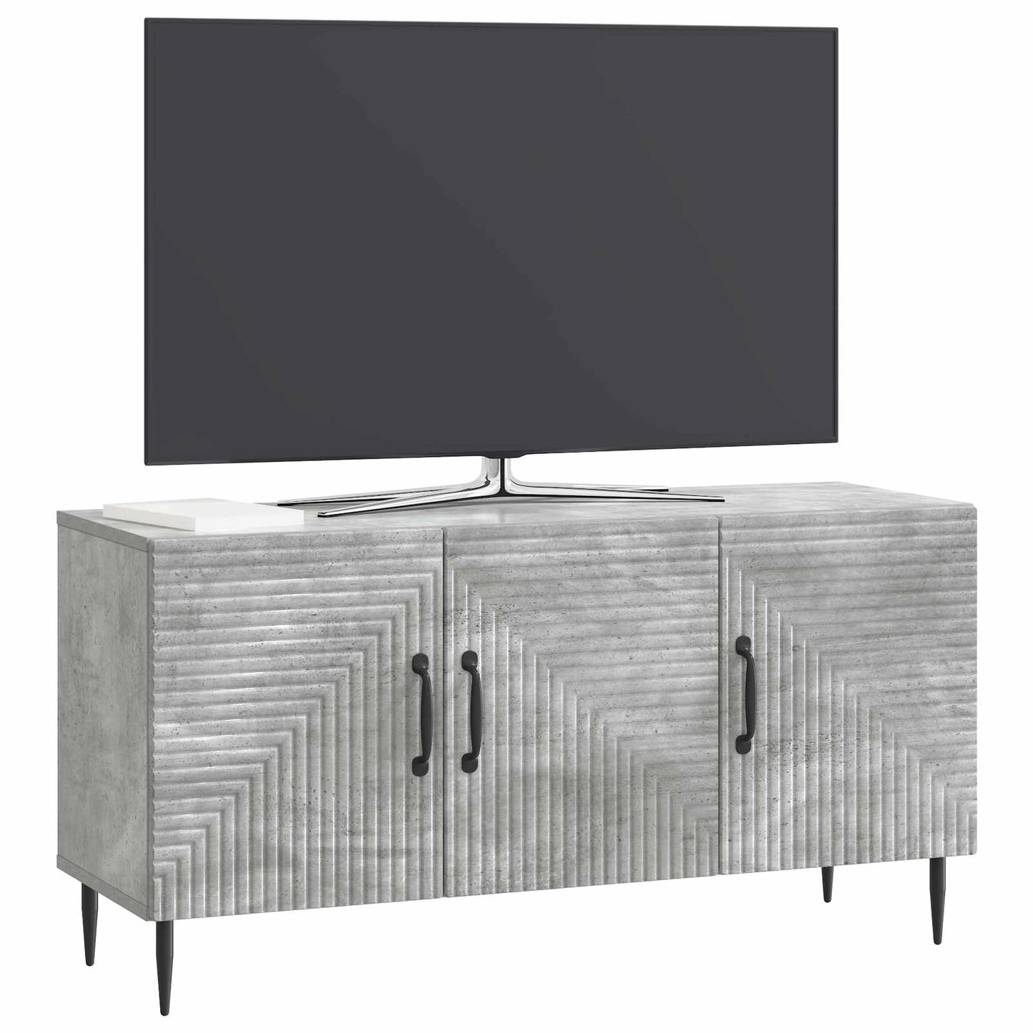 TV Cabinet Concrete Grey 99 x 34.5 x 50 cm Engineered Wood