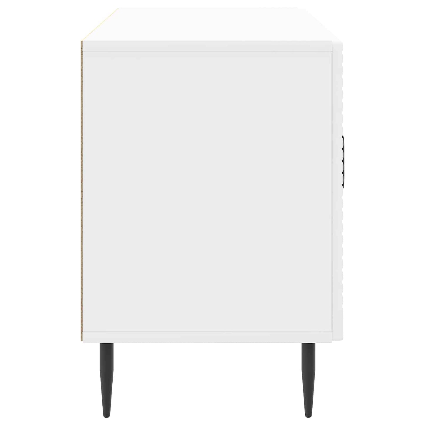 TV Cabinet High Gloss White 99 x 34.5 x 50 cm Engineered Wood