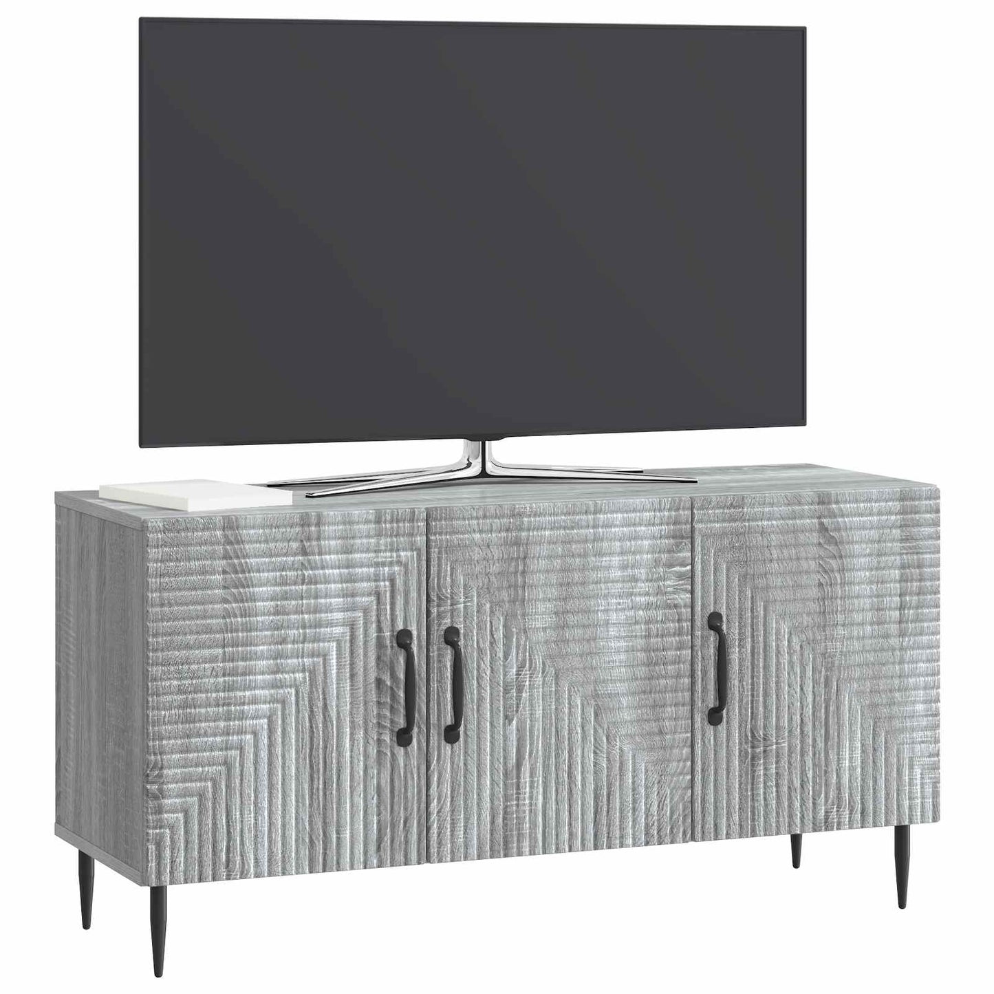 TV Cabinet Grey Sonoma 99 x 34.5 x 50 cm Engineered Wood