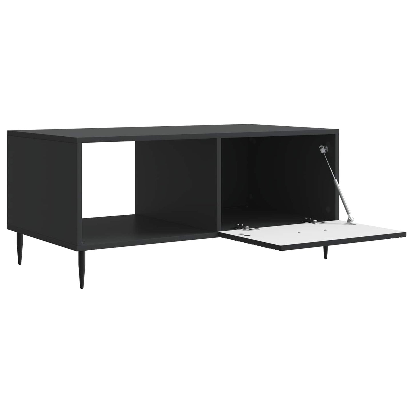 Coffee Table Black 90 x 50 x 40 cm Engineered Wood