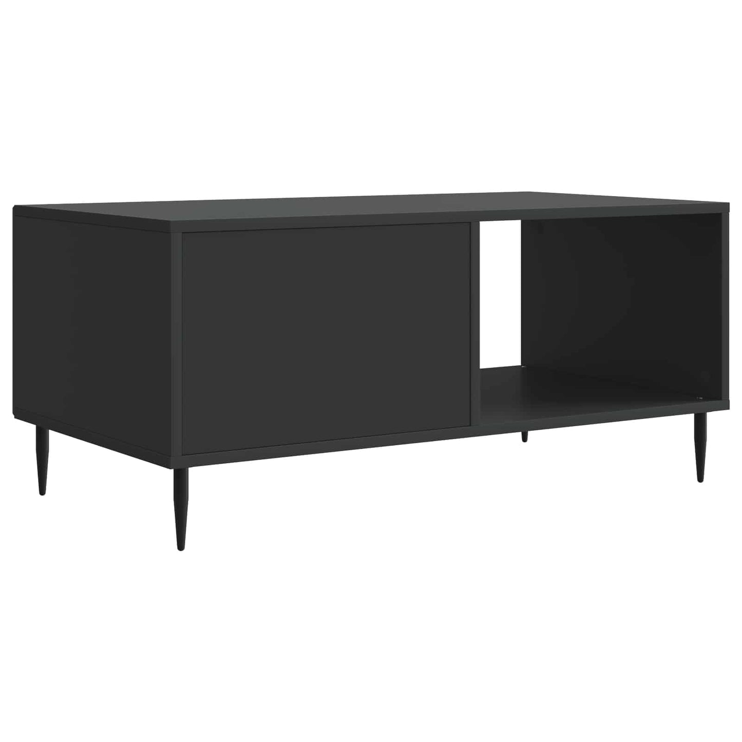 Coffee Table Black 90 x 50 x 40 cm Engineered Wood