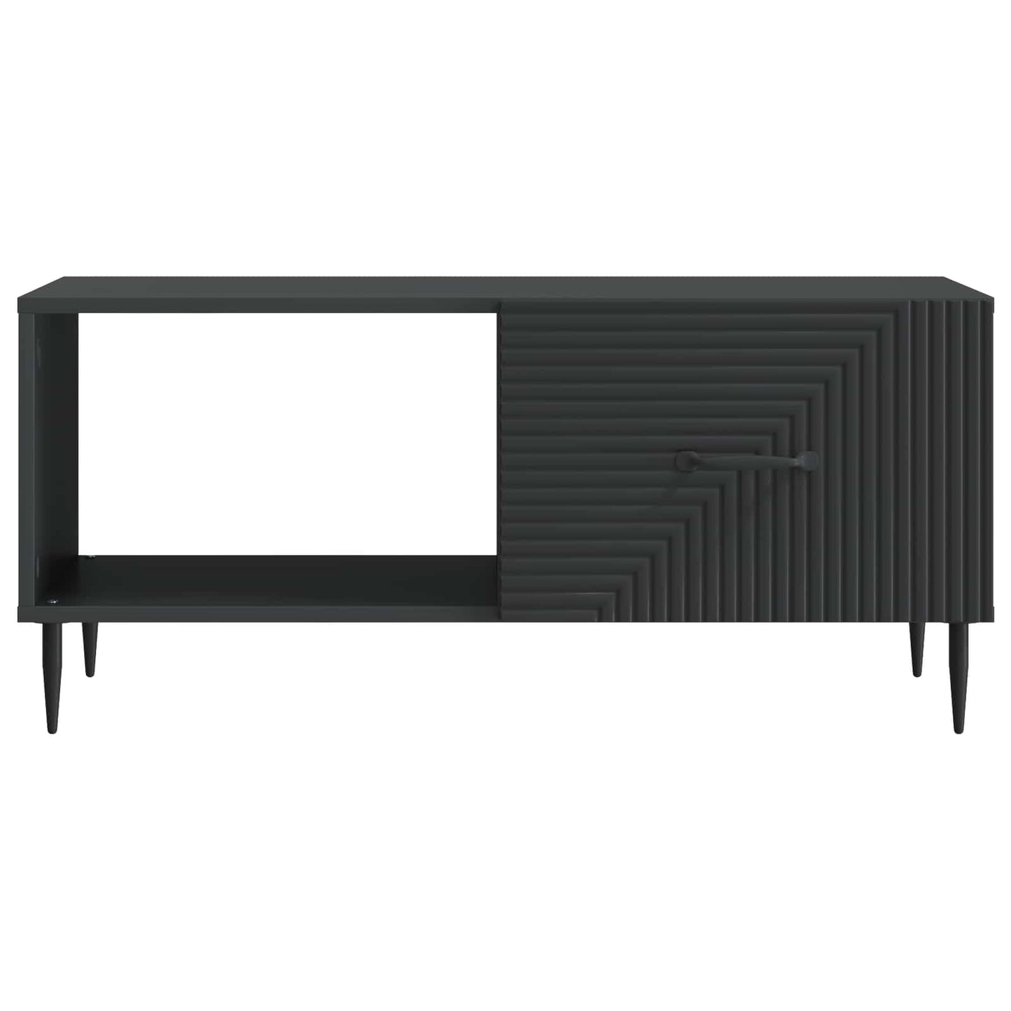 Coffee Table Black 90 x 50 x 40 cm Engineered Wood