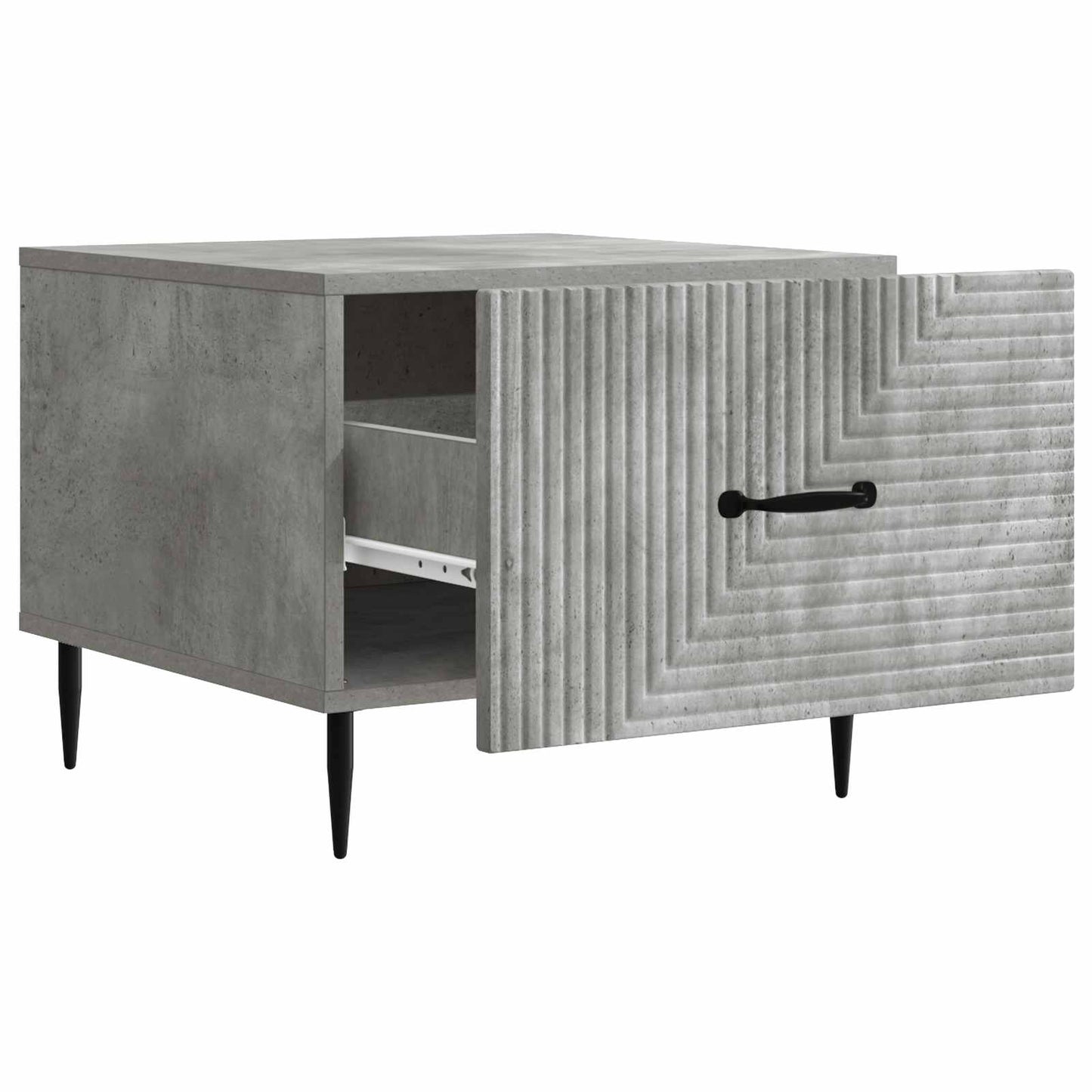 Coffee Table Concrete Grey 49 x 50 x 40 cm Engineered Wood