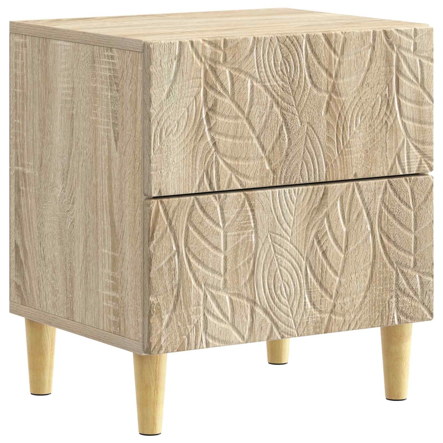 Bedside Table 2 pcs Sonoma Oak 43 x 34.5 x 48 cm