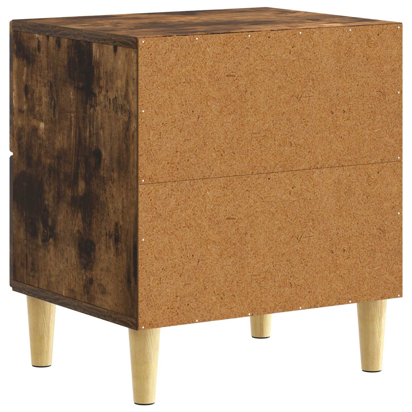 Bedside Table Smoked Oak 43 x 34.5 x 48 cm Engineered Wood