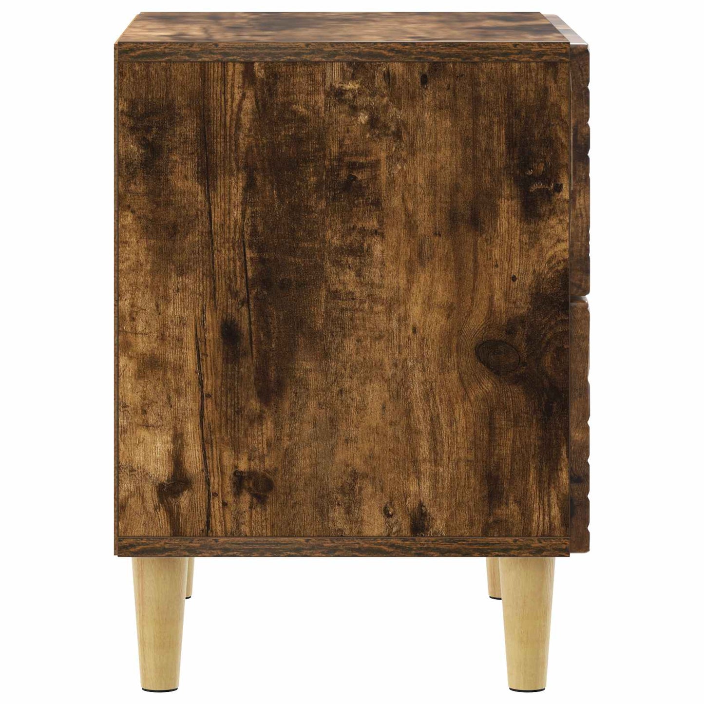 Bedside Table Smoked Oak 43 x 34.5 x 48 cm Engineered Wood