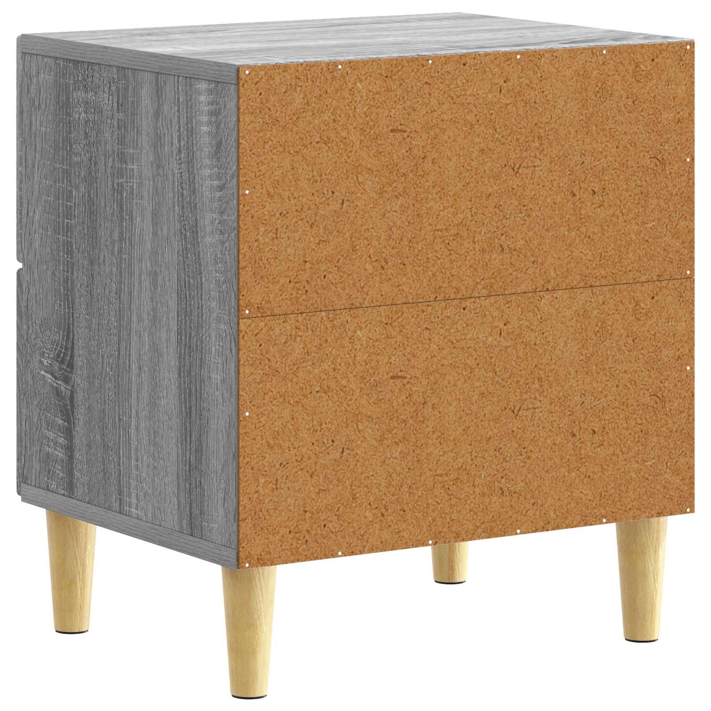 Bedside Table 2 pcs Grey Sonoma 43 x 34.5 x 48 cm