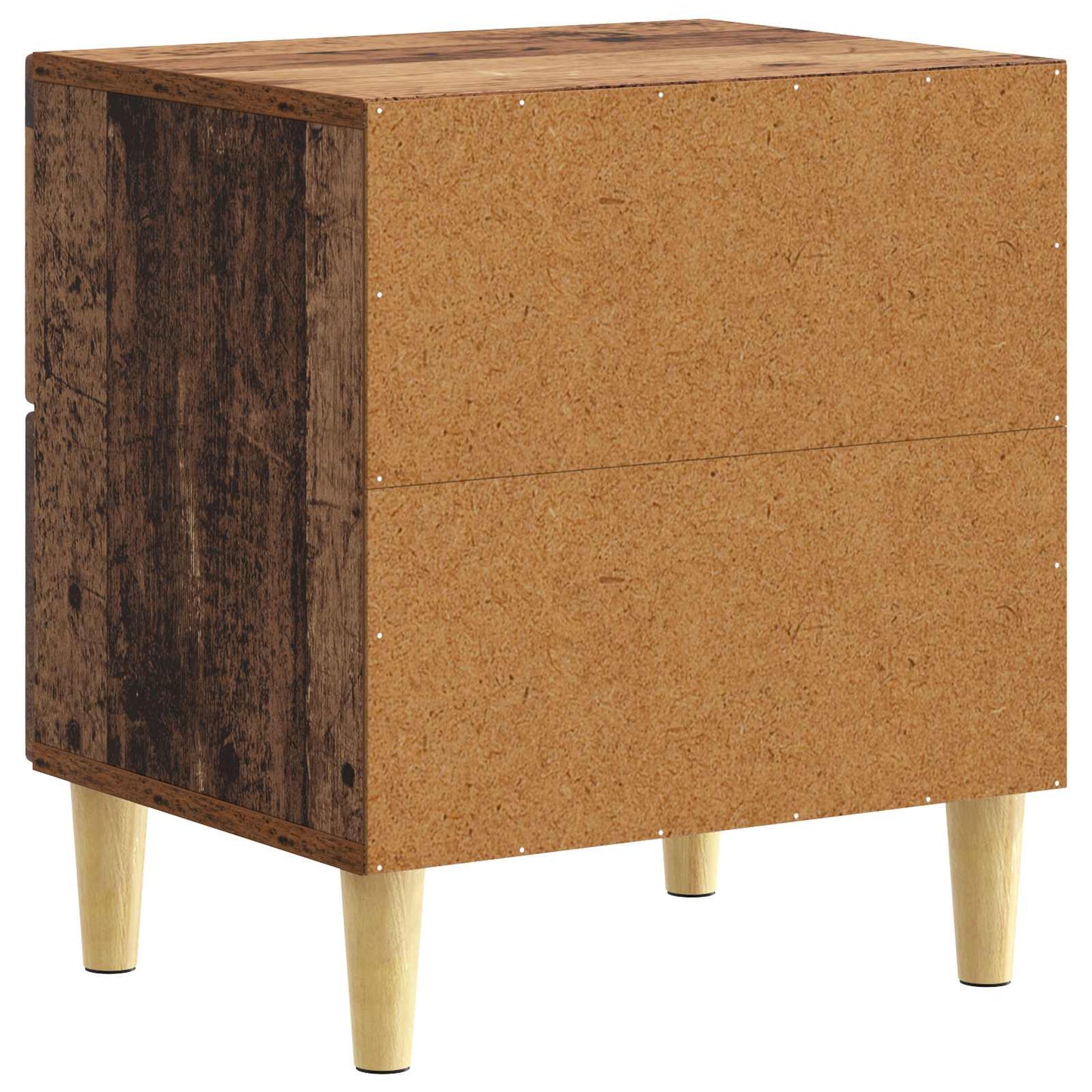 Bedside Table Old Wood 43 x 34.5 x 48 cm Engineered Wood