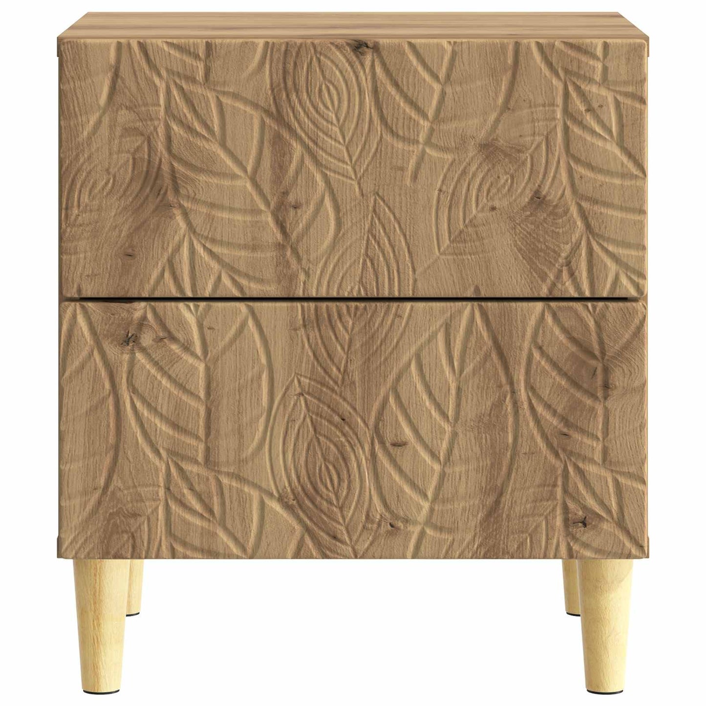 Bedside Table 2 pcs Artisan Oak 43 x 34.5 x 48 cm