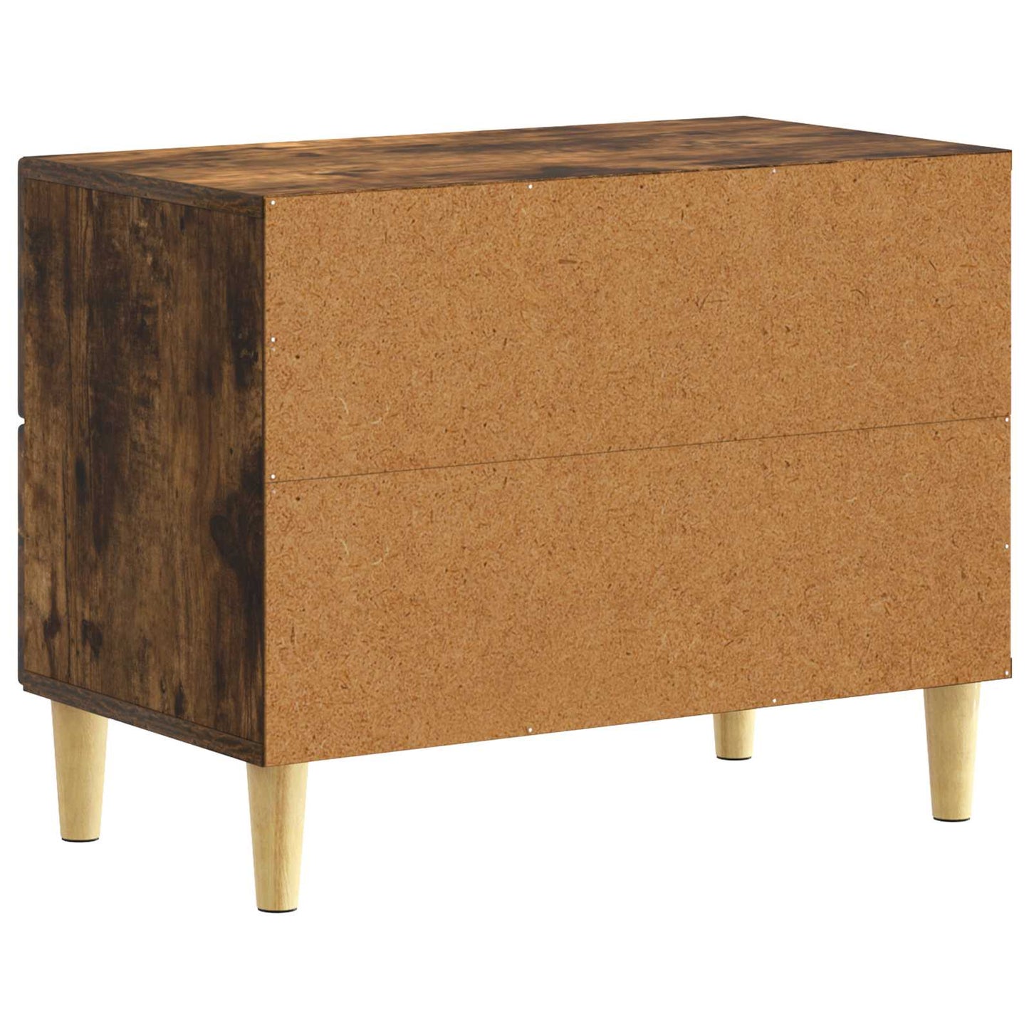 Bedside Table Smoked Oak 62 x 34.5 x 48 cm Engineered Wood
