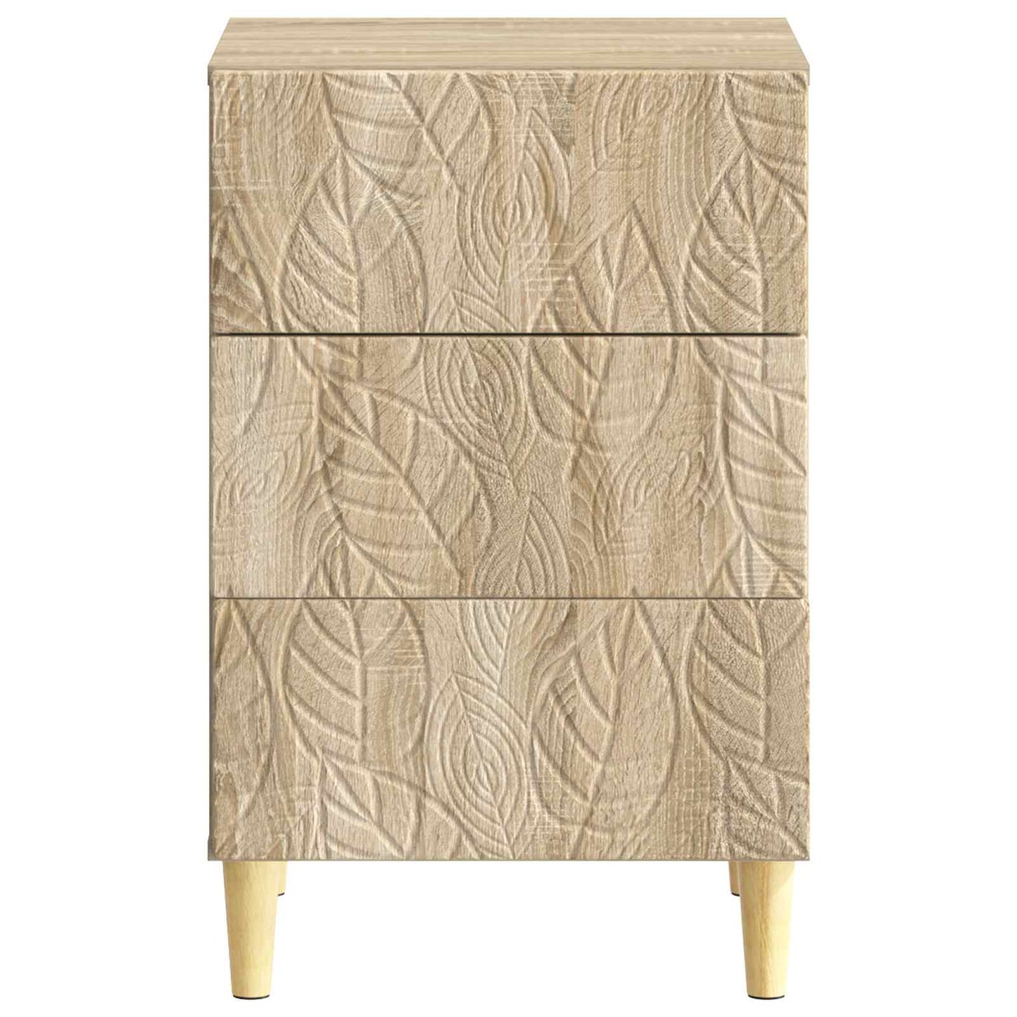 Bedside Table Sonoma Oak 43 x 39.5 x 66.5 cm Engineered Wood