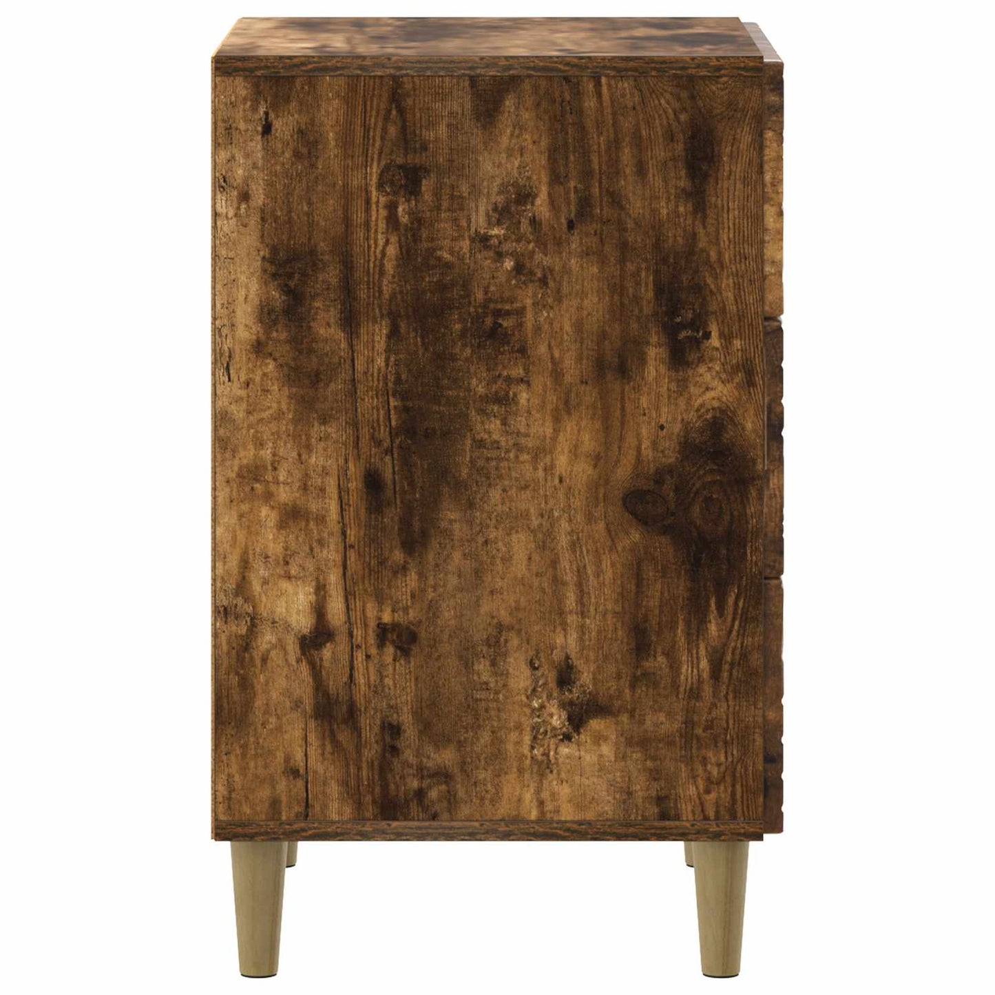 Bedside Table Smoked Oak 43 x 39.5 x 66.5 cm Engineered Wood