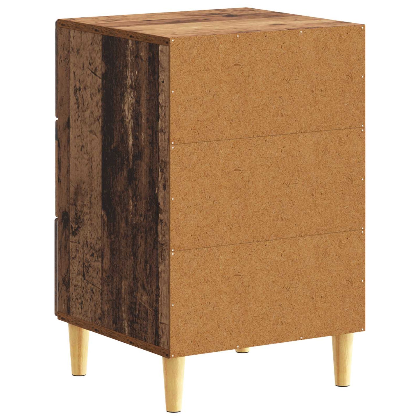Bedside Table Old Wood 43 x 39.5 x 66.5 cm Engineered Wood