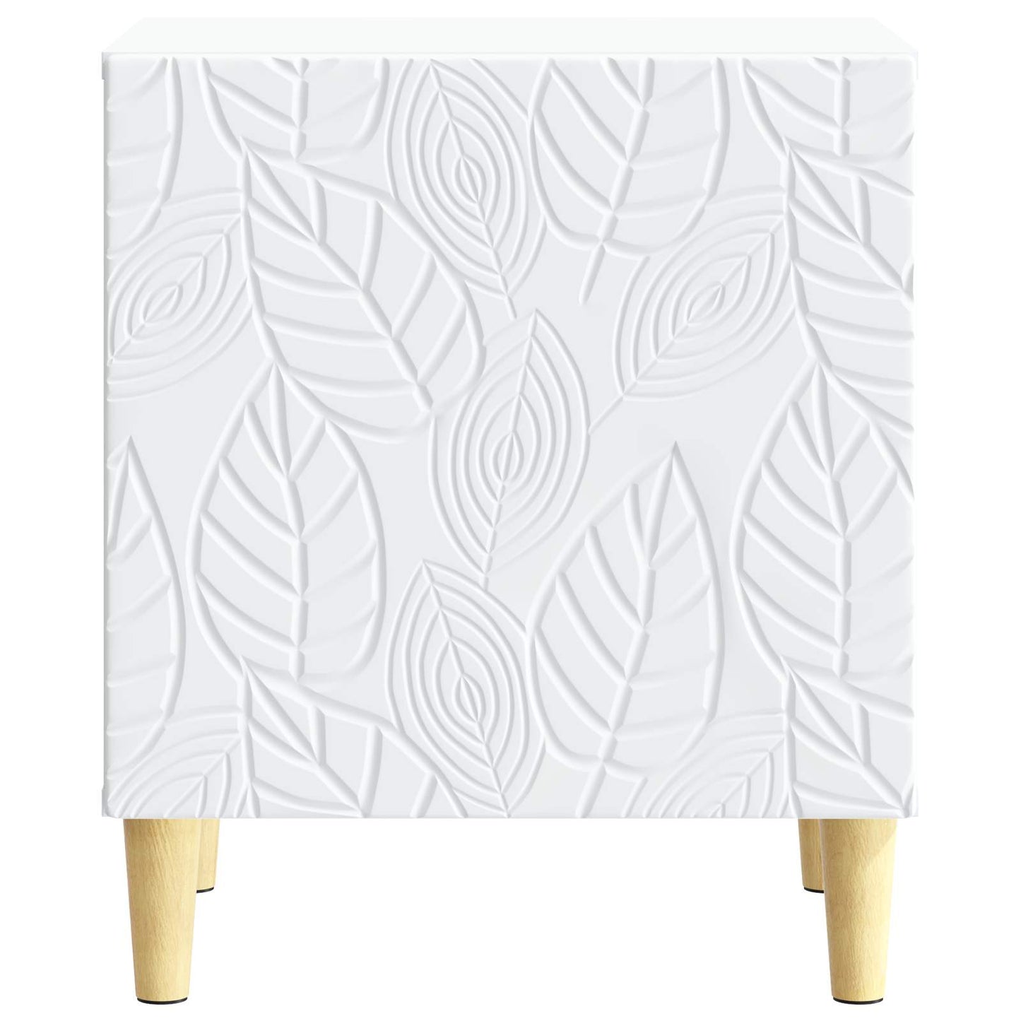Bedside Table 2 pcs White 43 x 34.5 x 50 cm Engineered Wood