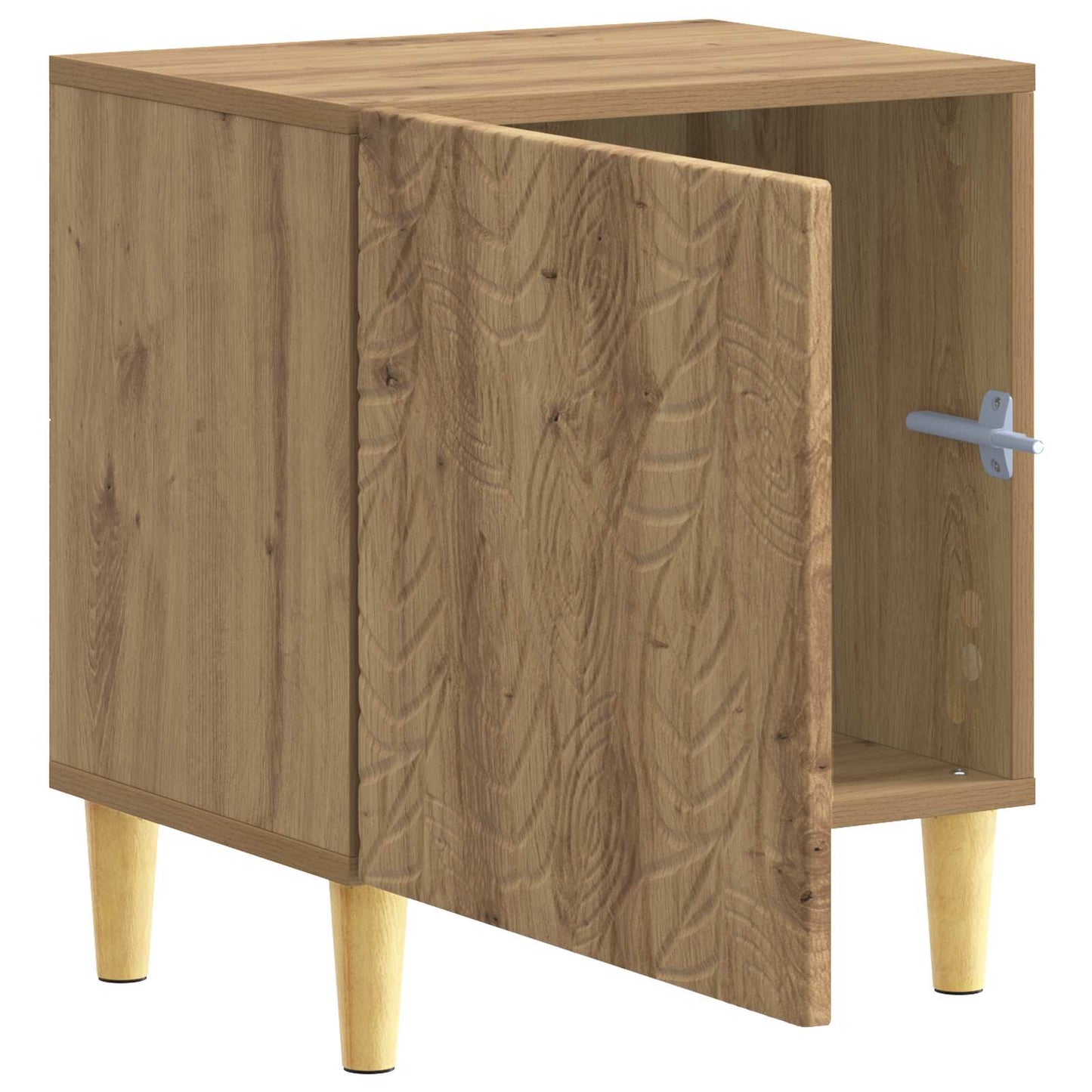 Bedside Table 2 pcs Artisan Oak 43 x 34.5 x 50 cm